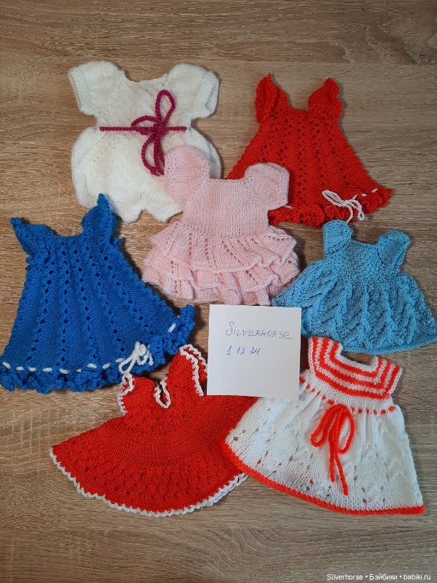 Вязаная одежда для кукол Mia (фото 6)