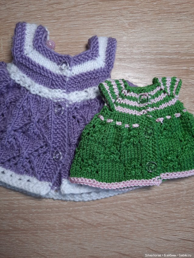 Вязаная одежда для кукол Mia (фото 7)