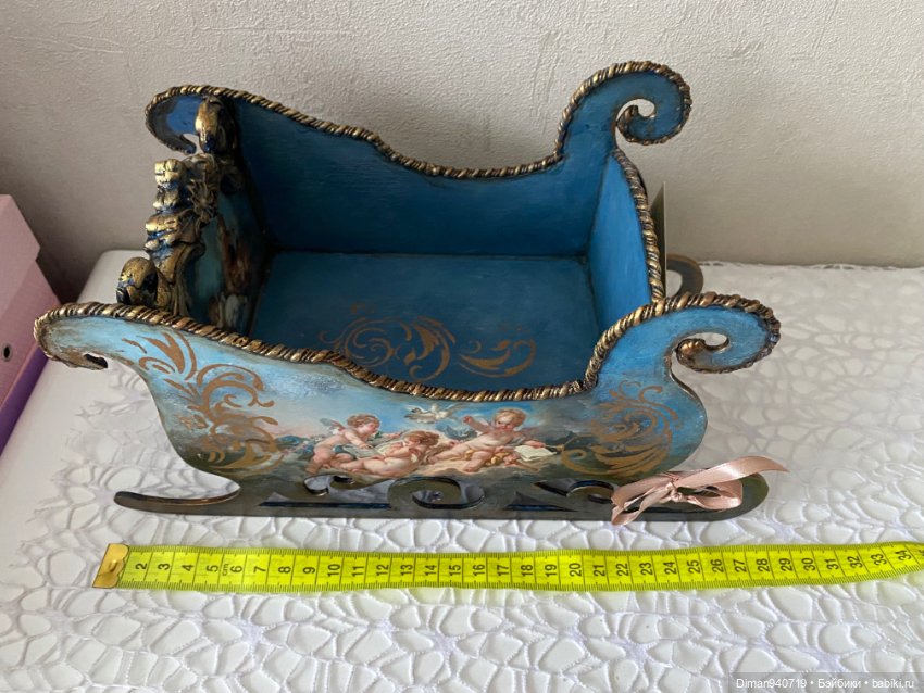 Интерьерные сани ,,Ангелы Буше’' (фото 8)