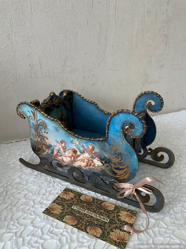 Интерьерные сани ,,Ангелы Буше’'