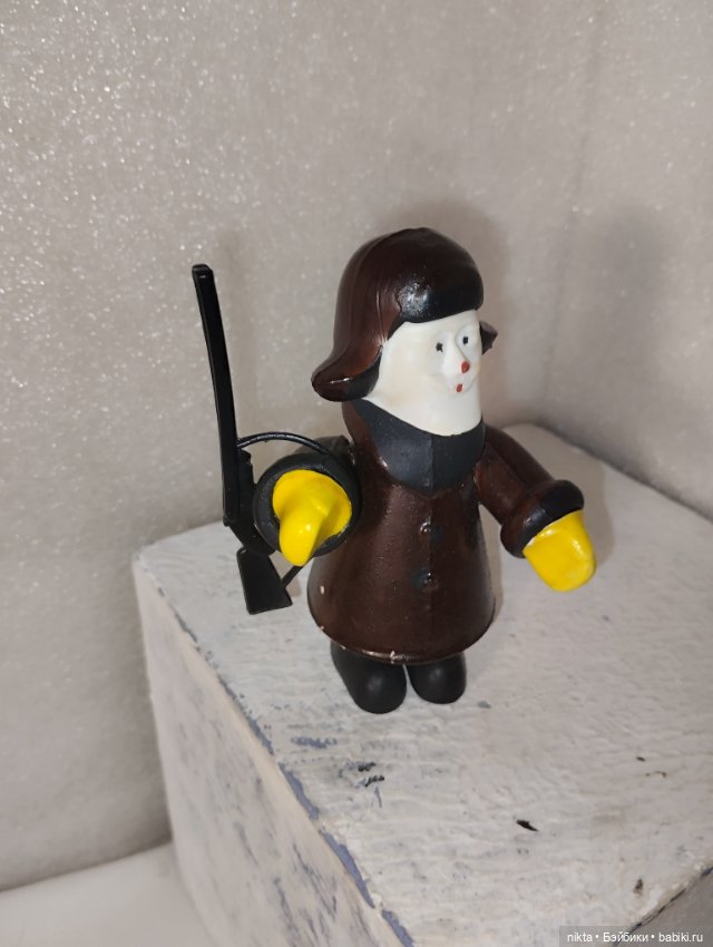 Игрушка СССР Старик с ружьем из набора Серая шейка (фото 6)