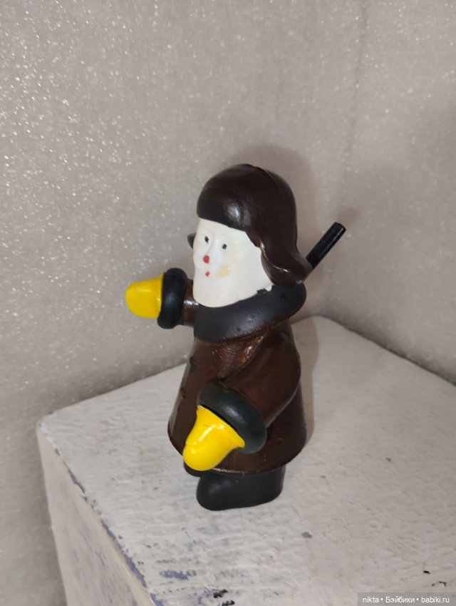 Игрушка СССР Старик с ружьем из набора Серая шейка (фото 4)