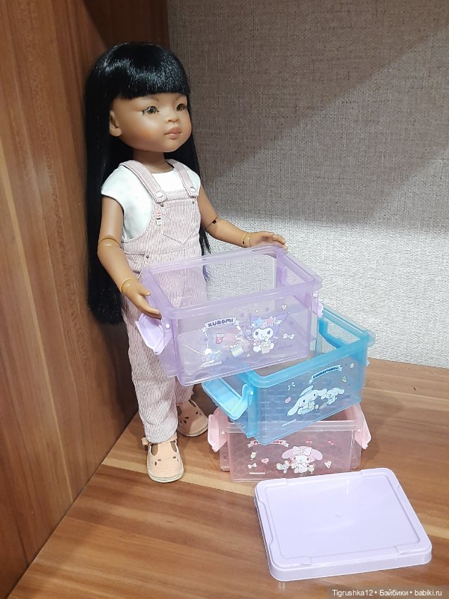 Ящики для игрушек в кукольный домик