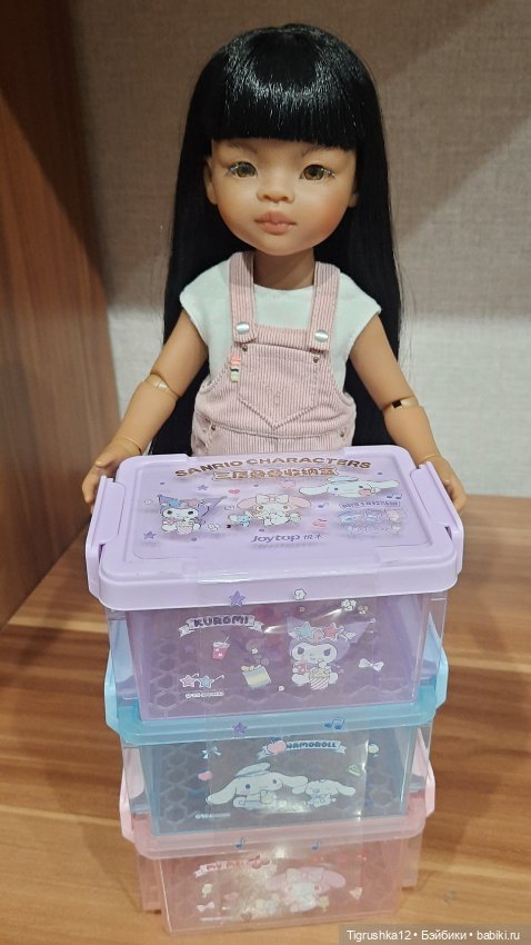 Ящики для игрушек в кукольный домик