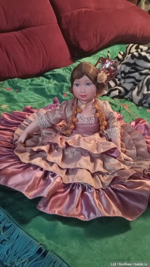 Красавица испанка — Фарфоровые куклы (фото 7)
