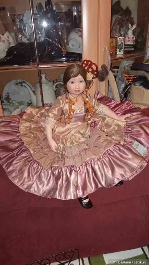 Красавица испанка — Фарфоровые куклы