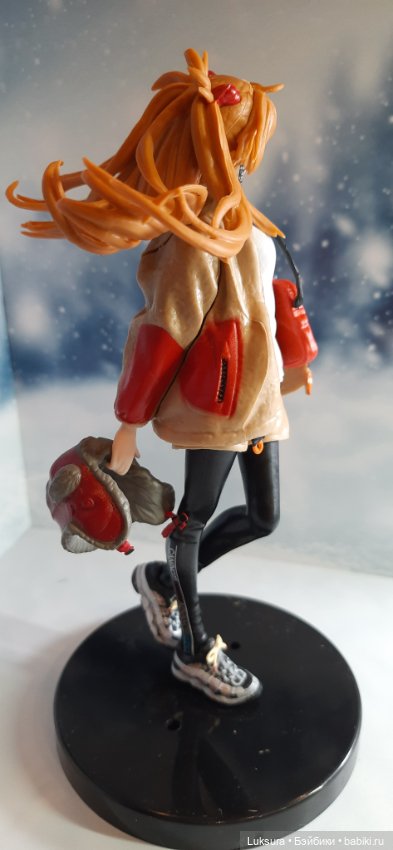 Рыжеволосая Аска Лэнгли Сорью, взрослая, аниме фигурка из манги Евангелион