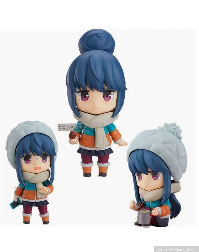 Шима Рин, Лагерь Юру, фигурка аниме со сменными частями тела и другими аксессуарами (фото 6)