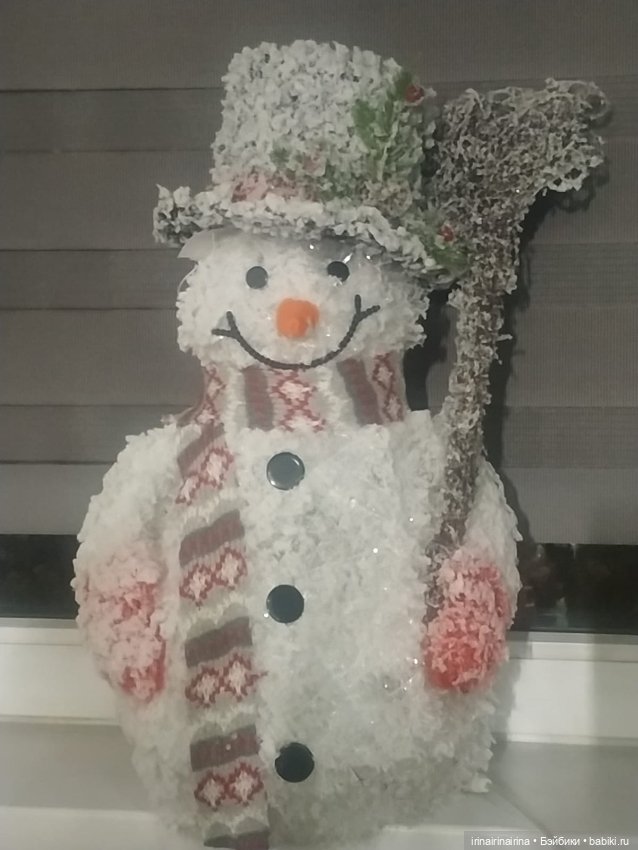 Заснеженный снеговичок (451) (фото 5)