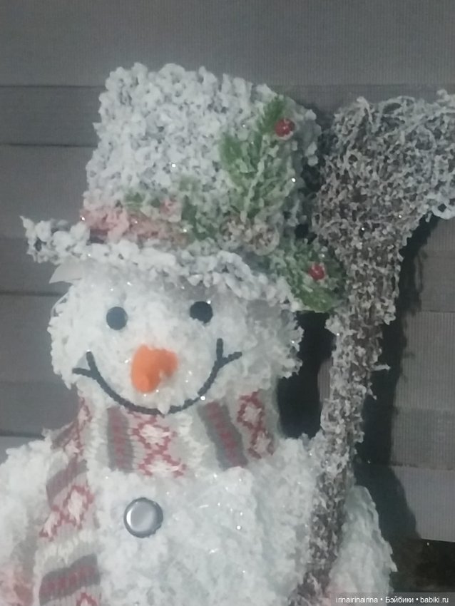 Заснеженный снеговичок (451)