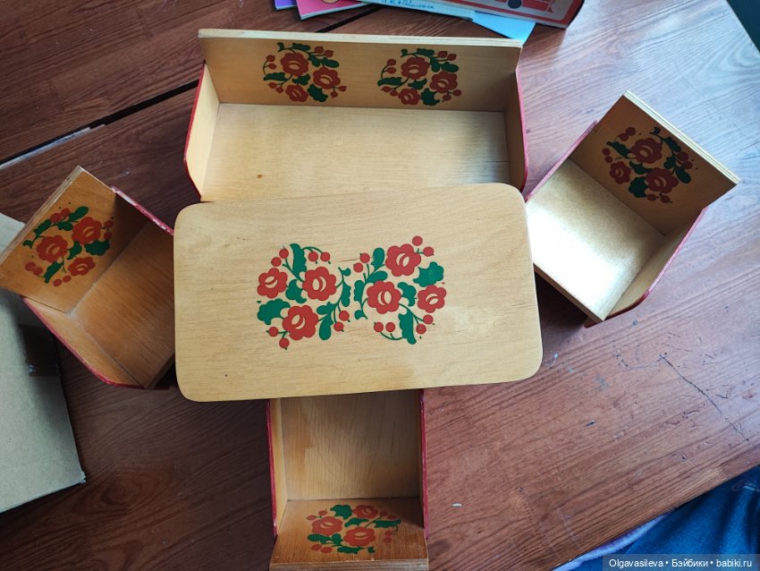 Деревянная мебель СССР — Винтажные куклы и игрушки детства
