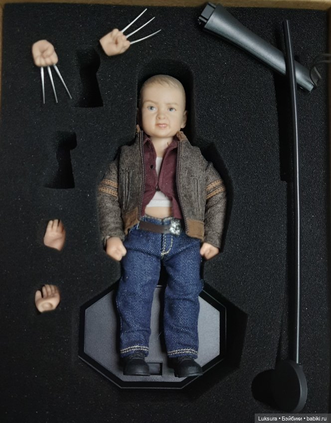 Редкий шарнирный мальчик от add toys, wolf baby в полной комплектации