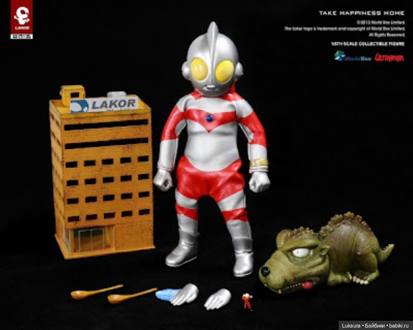 Шарнирный мальчик Ultraman от Baby Lakor в полной комплектации (фото 4)