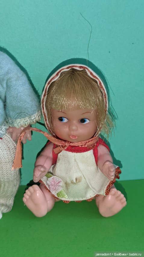 Лот из 3 куколок производства Hongkong, высота 10 и 14 см (фото 3)