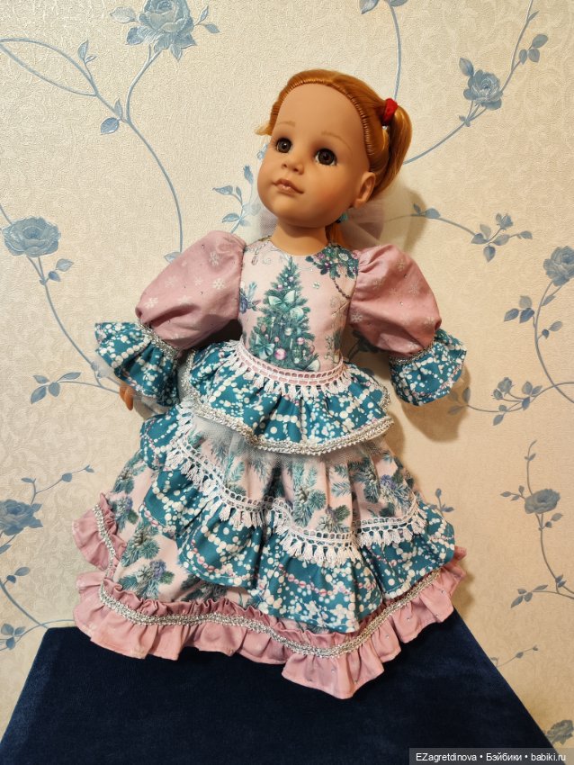 Платье комплект для Готц Снегурочка