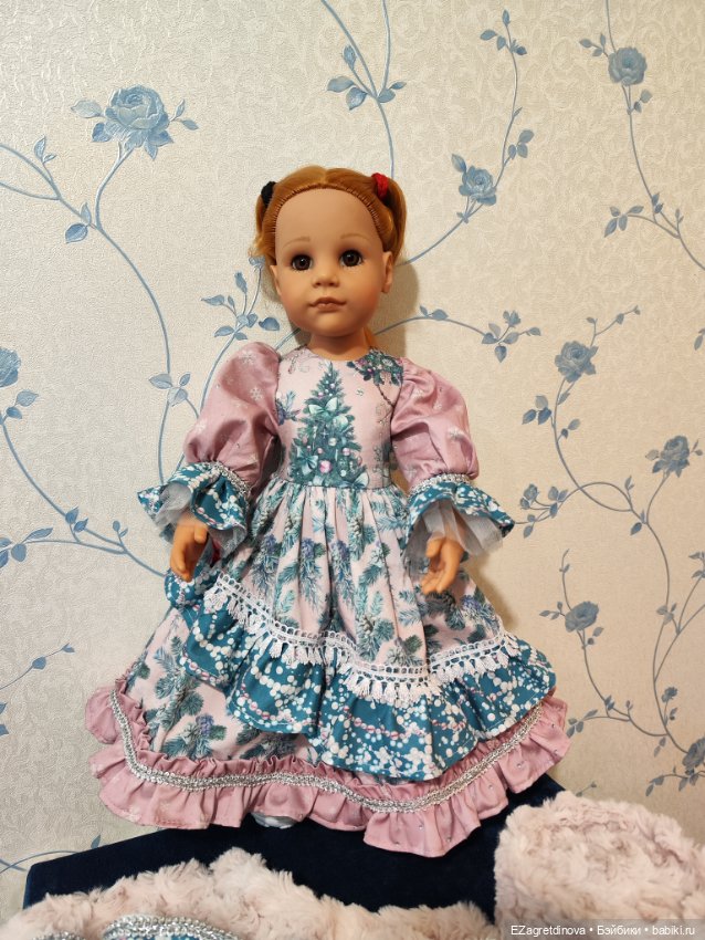 Платье комплект для Готц Снегурочка (фото 8)