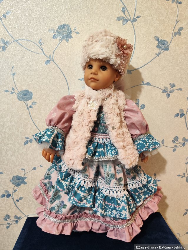 Платье комплект для Готц Снегурочка