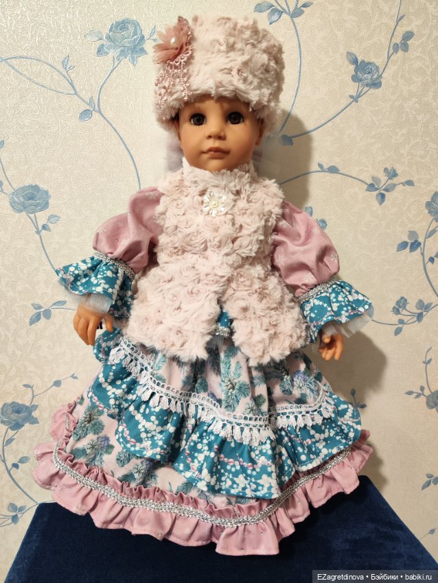 Платье комплект для Готц Снегурочка