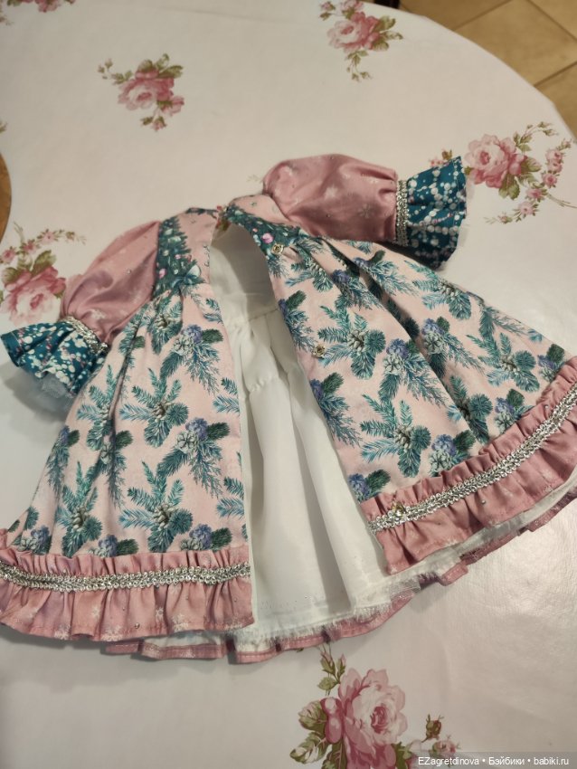 Платье комплект для Готц Снегурочка (фото 9)