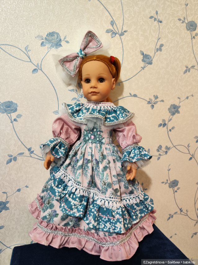 Платье комплект для Готц Снегурочка