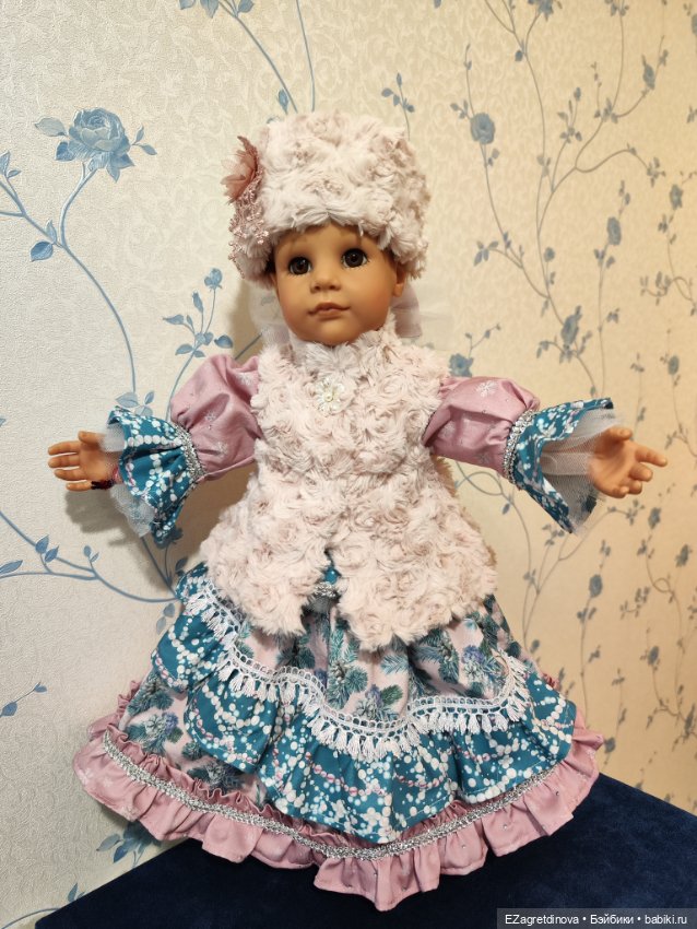 Платье комплект для Готц Снегурочка (фото 5)