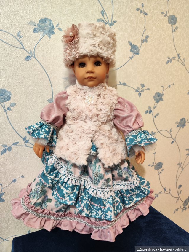 Платье комплект для Готц Снегурочка (фото 2)