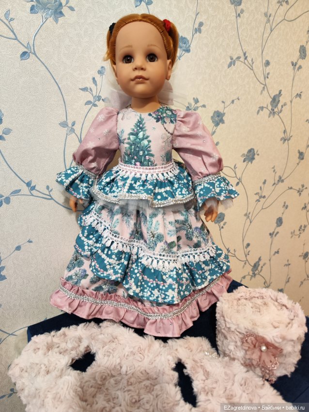 Платье комплект для Готц Снегурочка (фото 6)