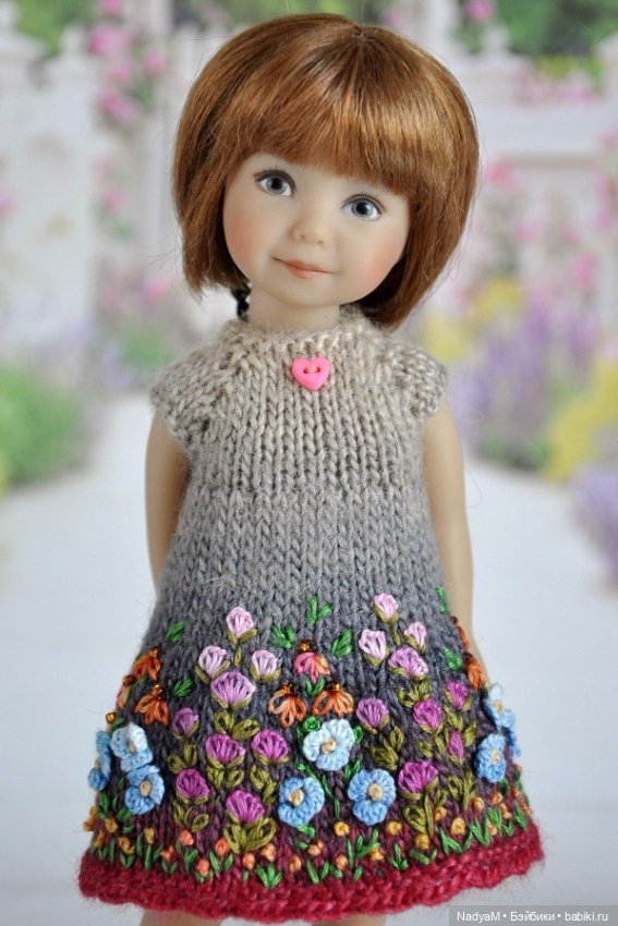 Наряд для Вашей любимой маленькой куклы Effner Heartstring 8" (фото 2)