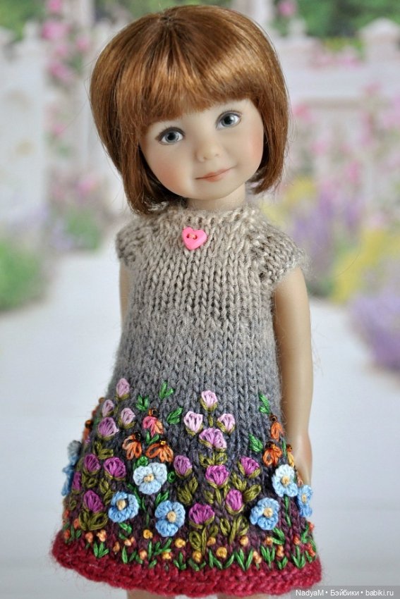 Наряд для Вашей любимой маленькой куклы Effner Heartstring 8" (фото 5)