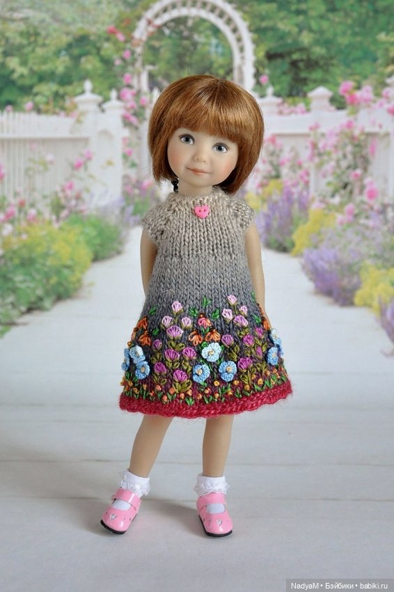 Наряд для Вашей любимой маленькой куклы Effner Heartstring 8" (фото 3)