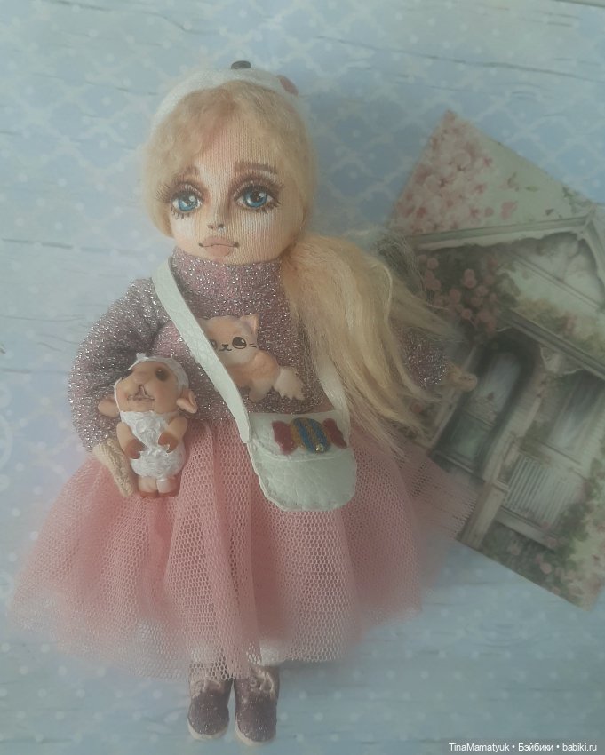 Цвет настроения-розовый — Авторские куклы (фото 5)