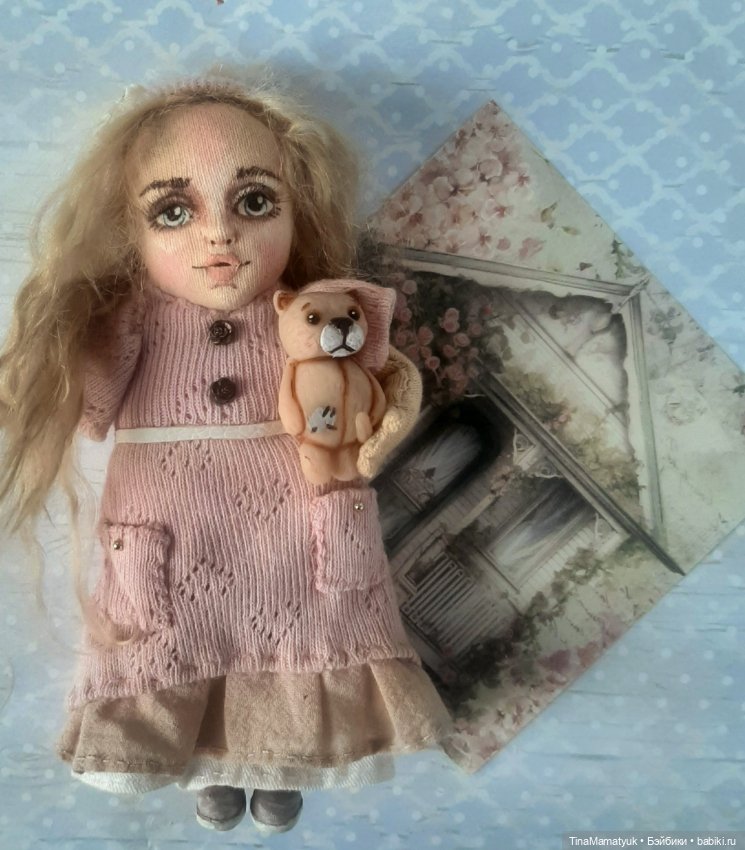 Цвет настроения-розовый — Авторские куклы (фото 6)