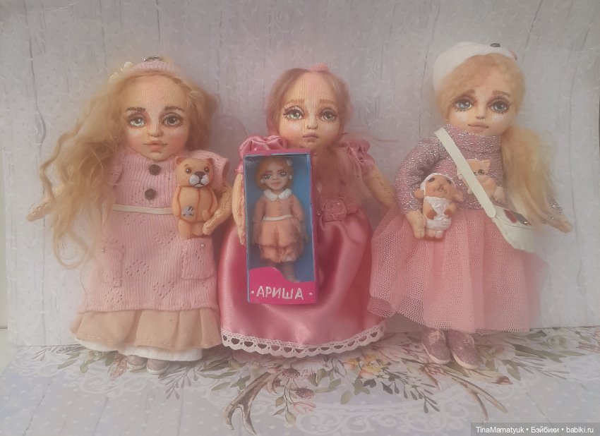 Цвет настроения-розовый — Авторские куклы