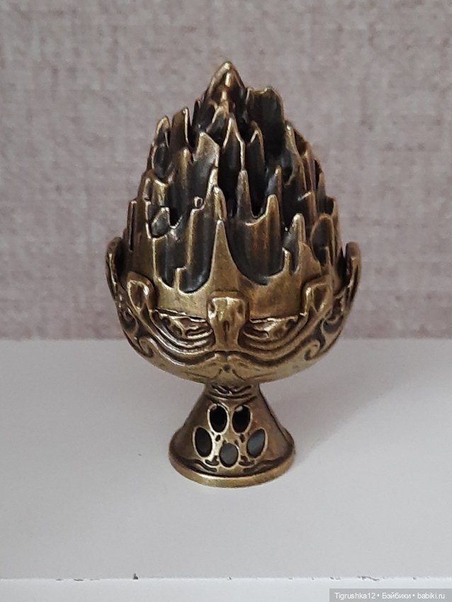 Чаша металл — Миниатюра для кукол (фото 2)