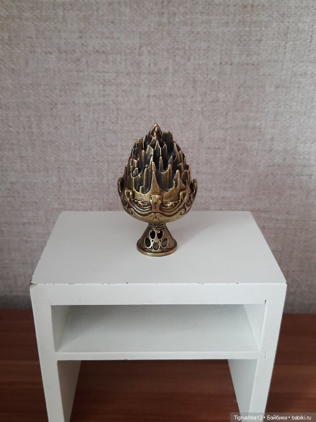 Чаша металл — Миниатюра для кукол (фото 3)