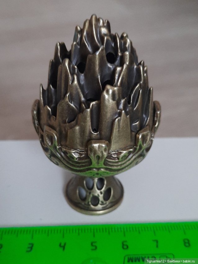 Чаша металл — Миниатюра для кукол (фото 6)