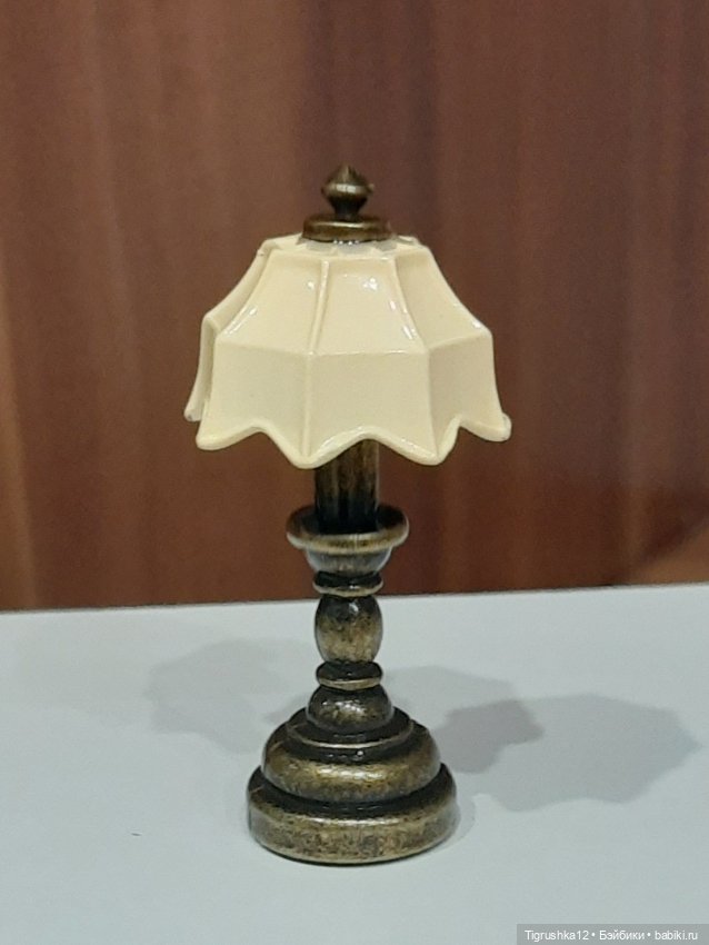 Лампа настольная — Миниатюра для кукол