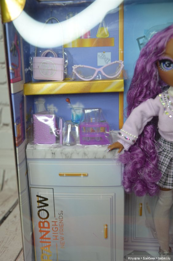 Лилак Rainbow High, Shadow High, нрфб (фото 5)