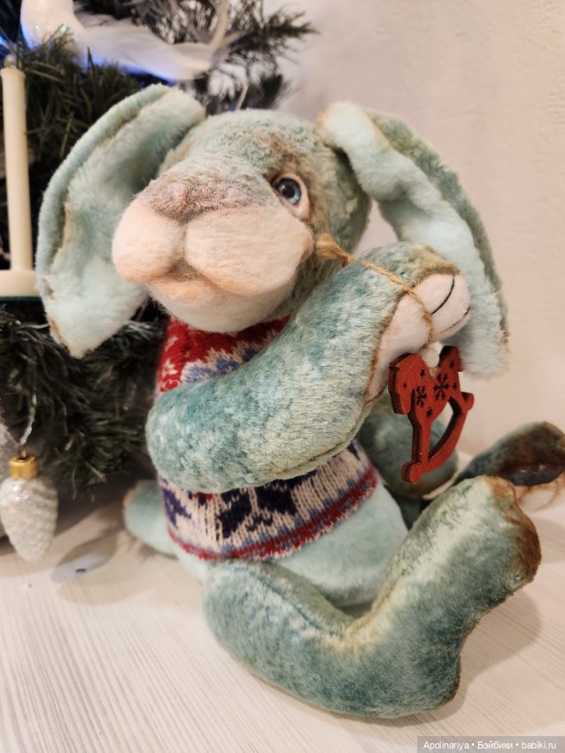 Bunny кролик-тедди — Авторские игрушки (фото 4)