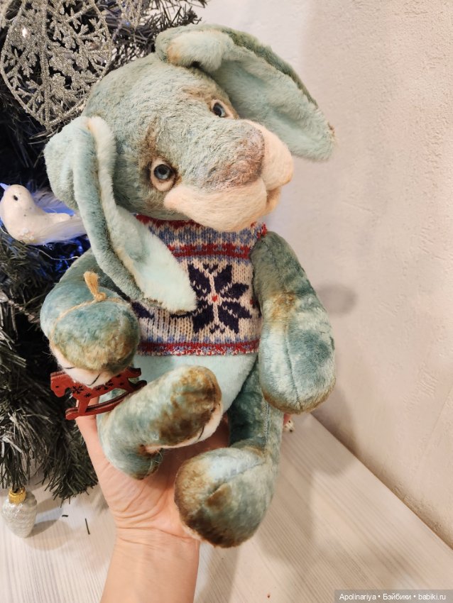 Bunny кролик-тедди — Авторские игрушки