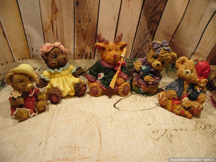 Коллекционные фигурки Мишки Полистоун (фото 4)