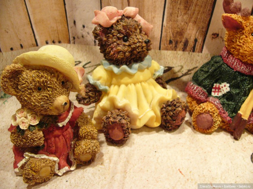 Коллекционные фигурки Мишки Полистоун (фото 6)