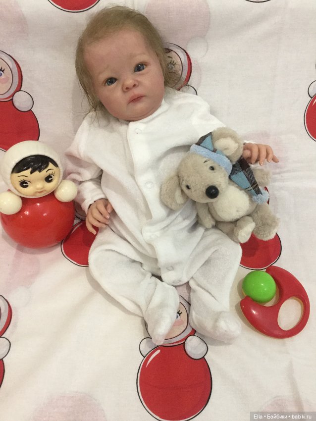 Кукла реборн Тинк от Бонни Браун ( оригинал) в любящие ручки (фото 6)