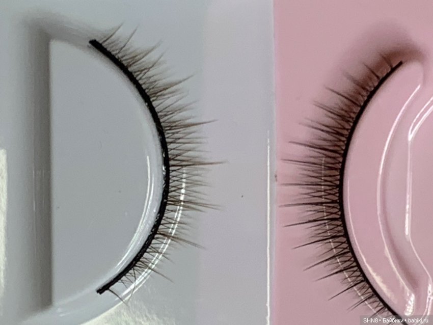 Реснички для кукол тонкие черные и коричневые