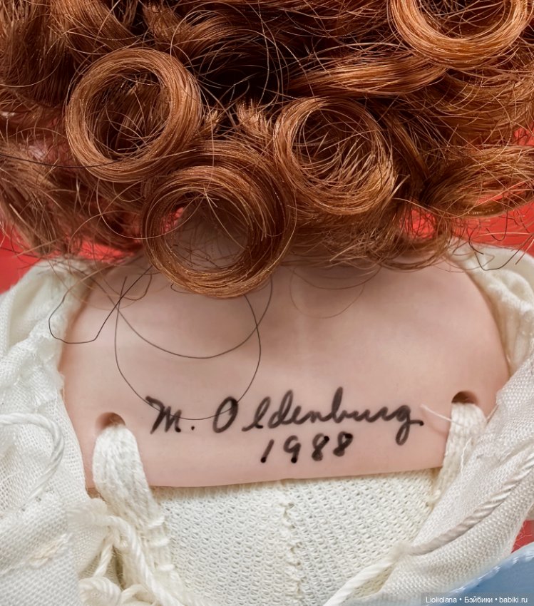 Авторская кукла Александра от Maryanne Oldenburg 1988 г (фото 5)