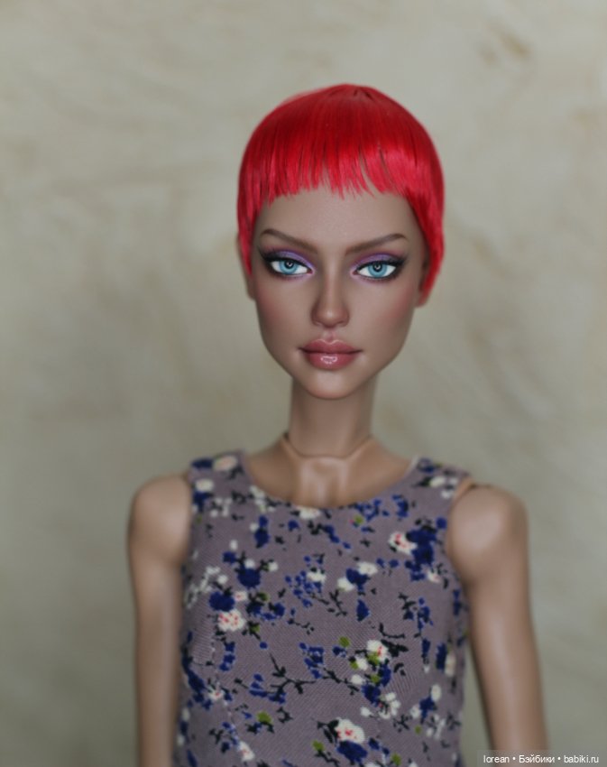 Парик из ангорской козы для tender creation dolls