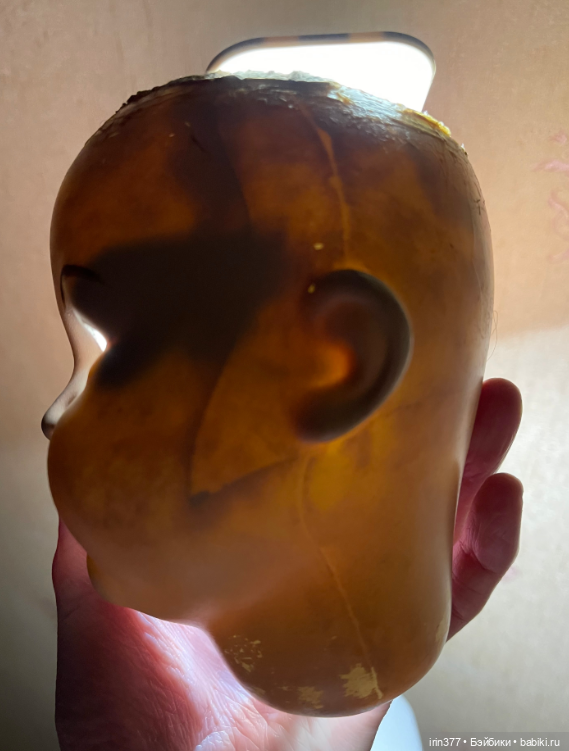 Реставрированная антикварная голова Franz Shcmidt (фото 8)