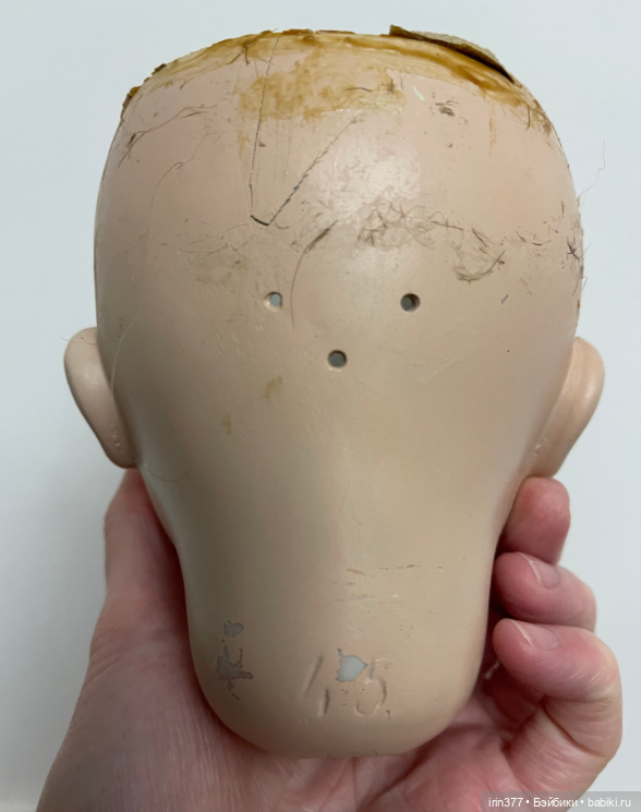 Реставрированная антикварная голова Franz Shcmidt (фото 4)