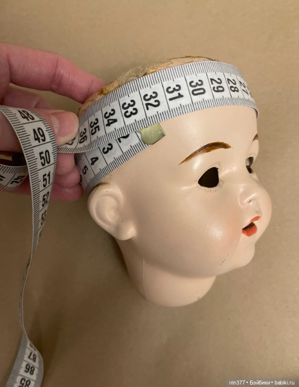 Реставрированная антикварная голова Franz Shcmidt