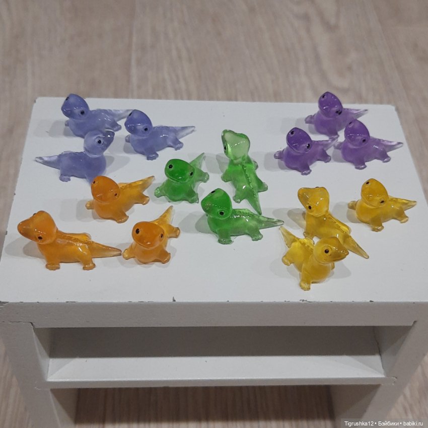 Мини ящерицы светятся — Миниатюра для кукол (фото 3)